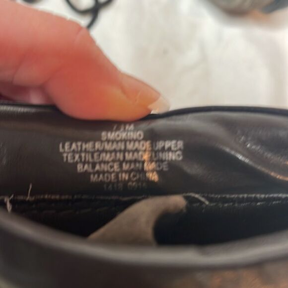 Nine West Platform Smokino Suede Lace Up Bootie Heels. Size 7.5. - Picture 8 of 9